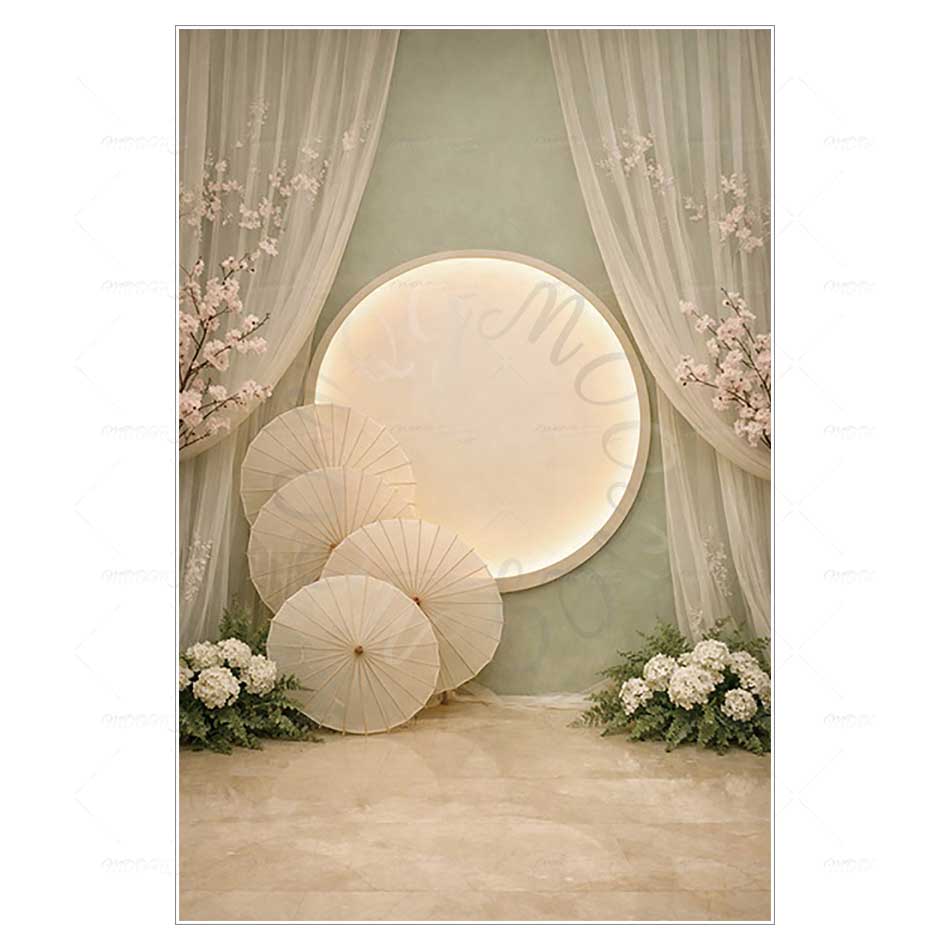 Photography Umbrella Light - New ChineseStyle Photography Backdrop Umbrella Soft