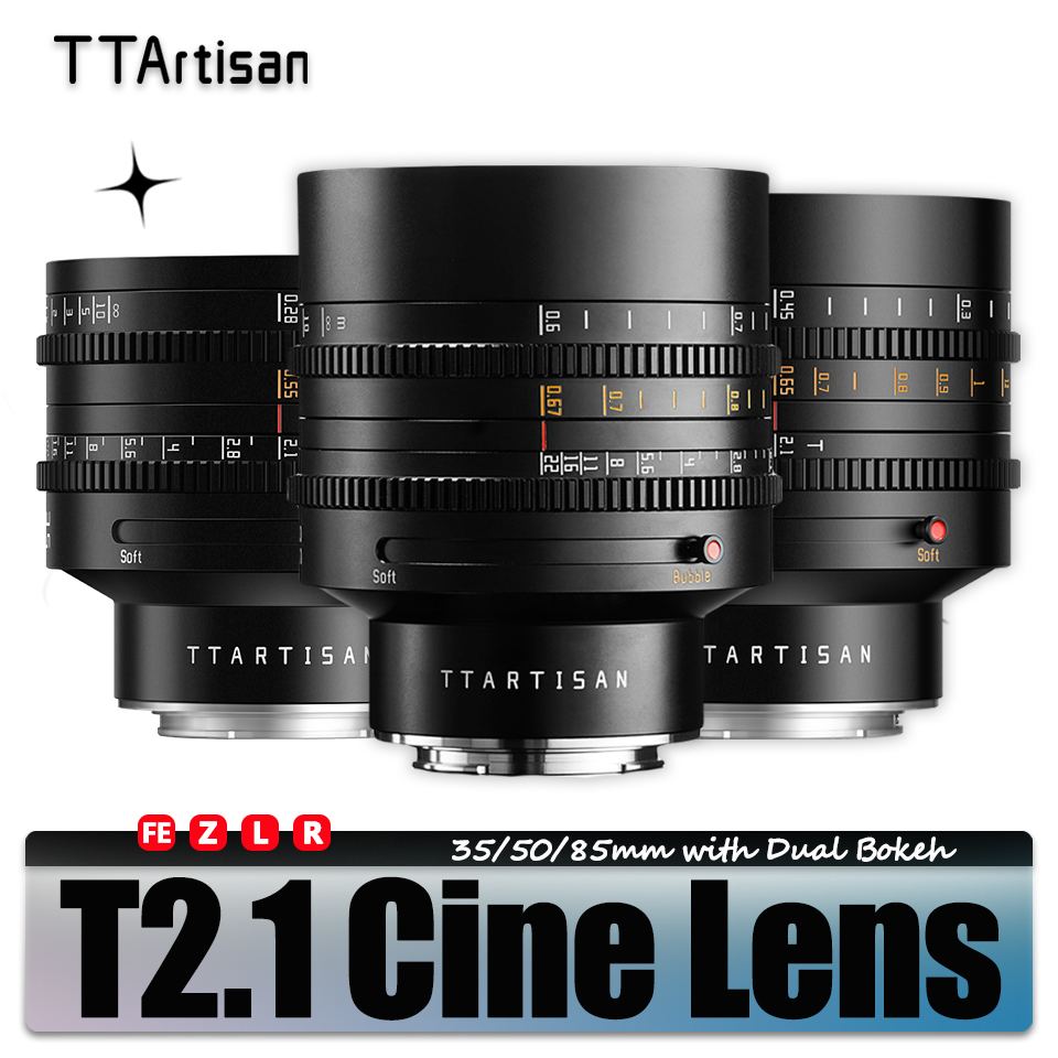 Photography Trick - TTArtisan 35mm 50mm 85mm T2.1 Full