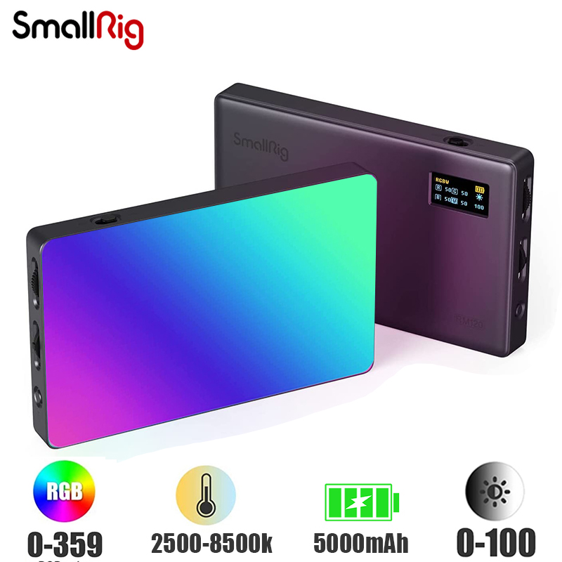 Photography Umbrella Lights - SmallRig RM120 RGB LED Video Light