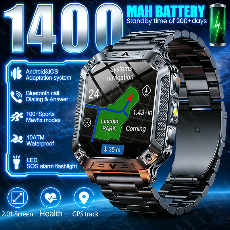 Intervalometer Timer - 2026 Military 1400mAh Battery Smart Watch
