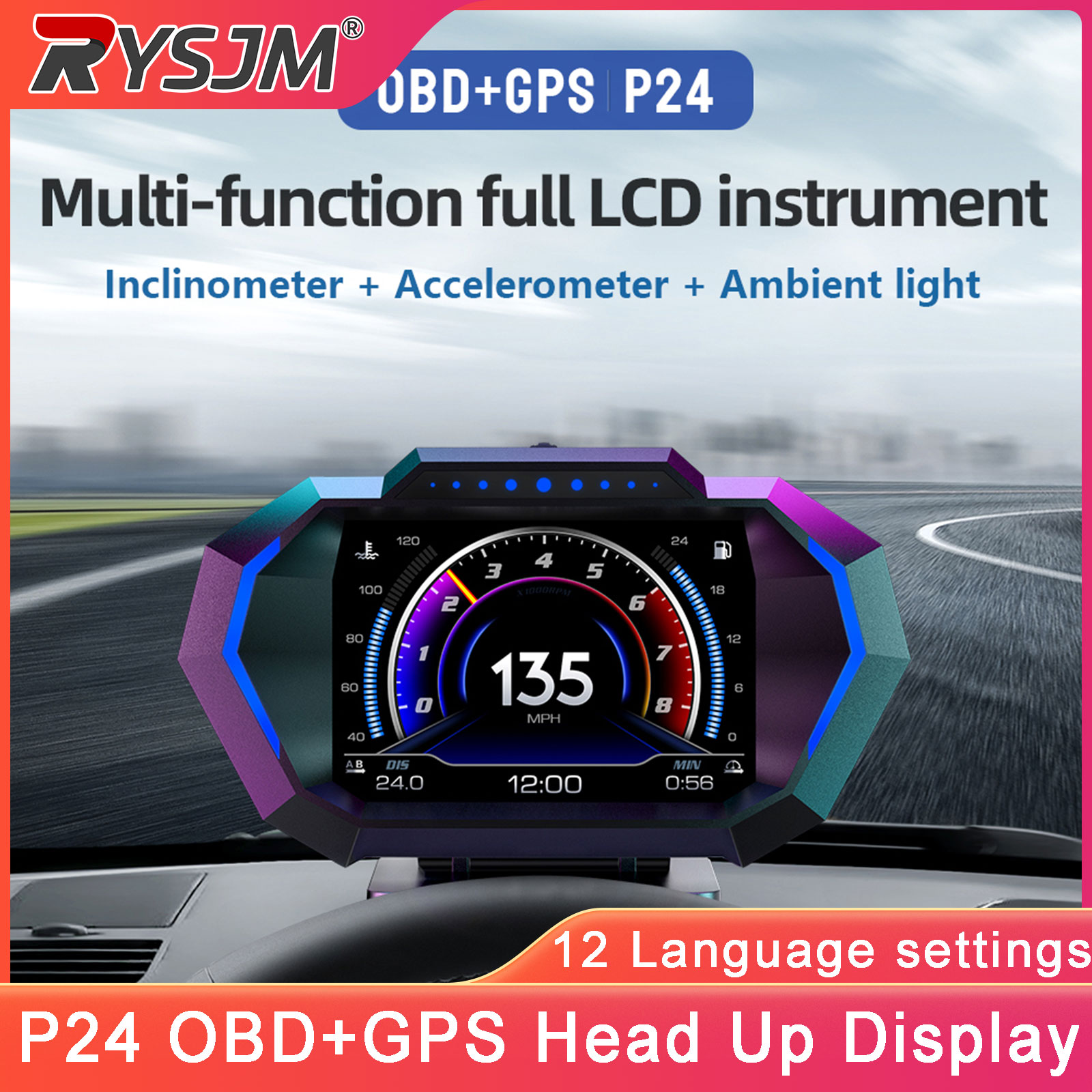 Intervalometer Timer - P24 Car OBD+GPS Head Up Display