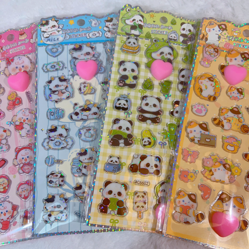 Photography Jokes - Animal Panda Peach Heart Poop Sticker