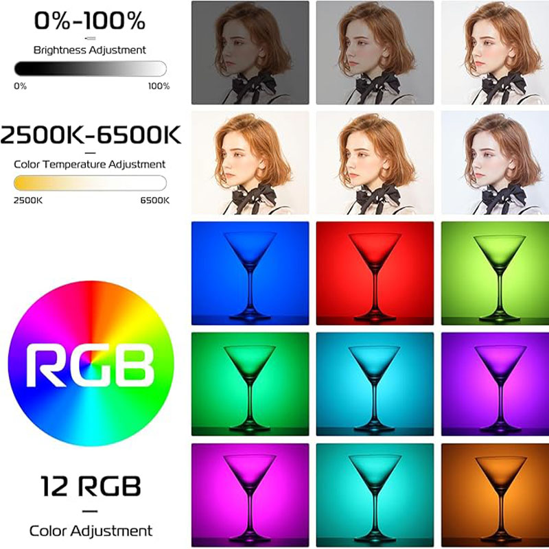 ​Ulanzi VL66RGB Bi-color RGB F - Photography Umbrella Lights recension och pris