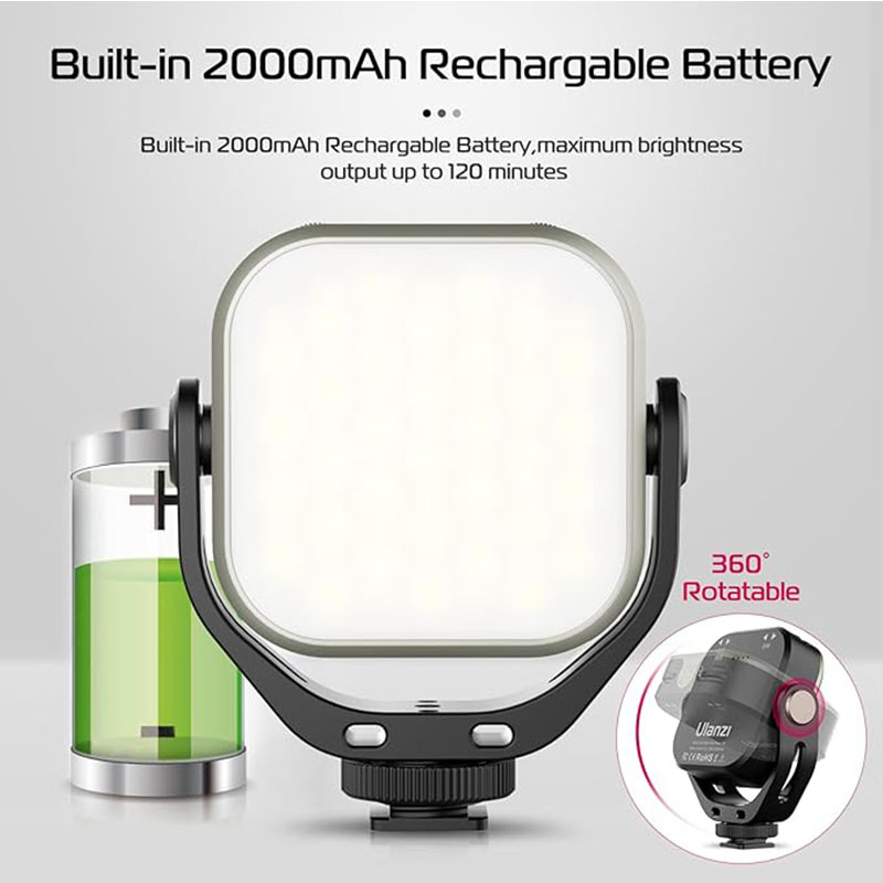 ​Ulanzi VL66RGB Bi-color RGB F - Photography Umbrella Lights recension och pris