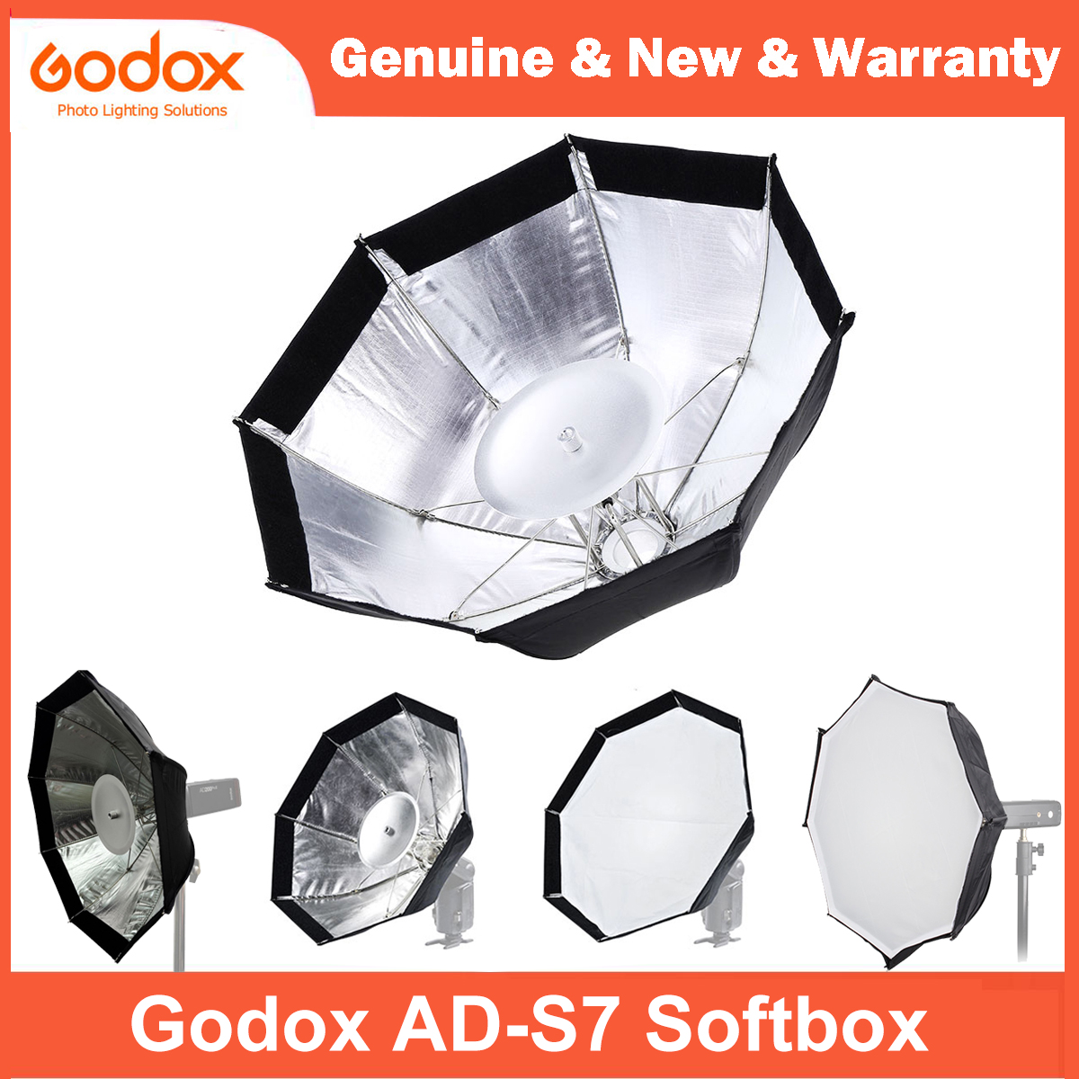 Godox AD-S7 Multifunctional So - Photography Umbrella Light recension och pris