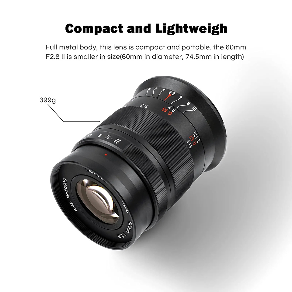 7artisans APS-C 60mm F2.8 II C - Photography Trick recension och pris