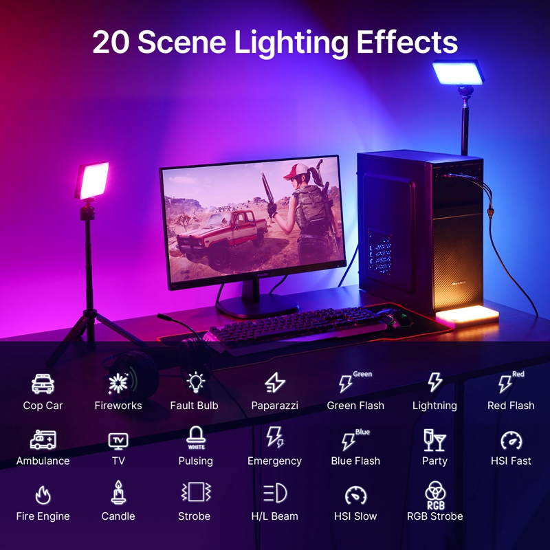 Ulanzi LT002 7 inch Pocket LED - Photography Umbrella Lights recension och pris