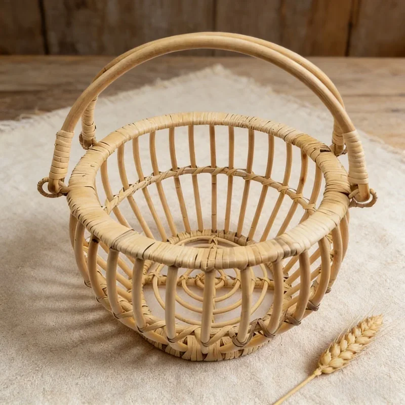 Infant Posing Bed Retro Rattan - Photography Cheat Sheet recension och pris