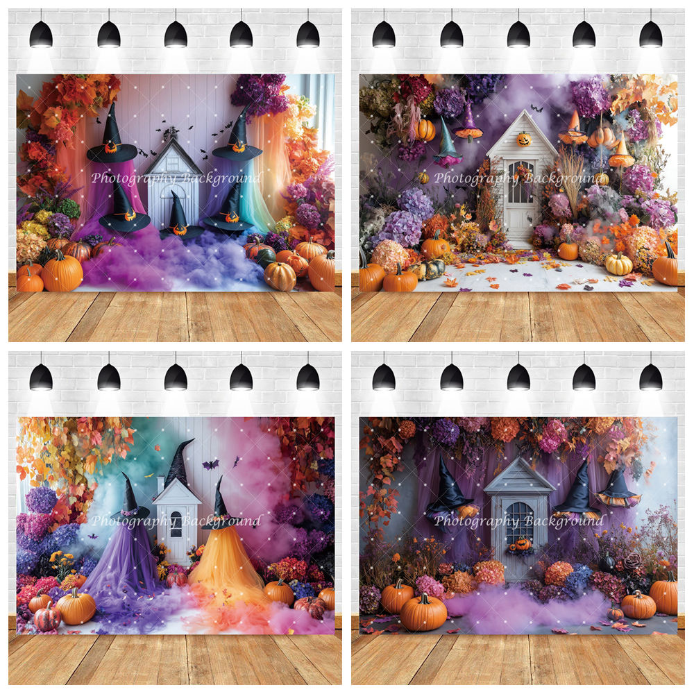 Halloween Backdrops Bat Pumpki - Photography Trick recension och pris