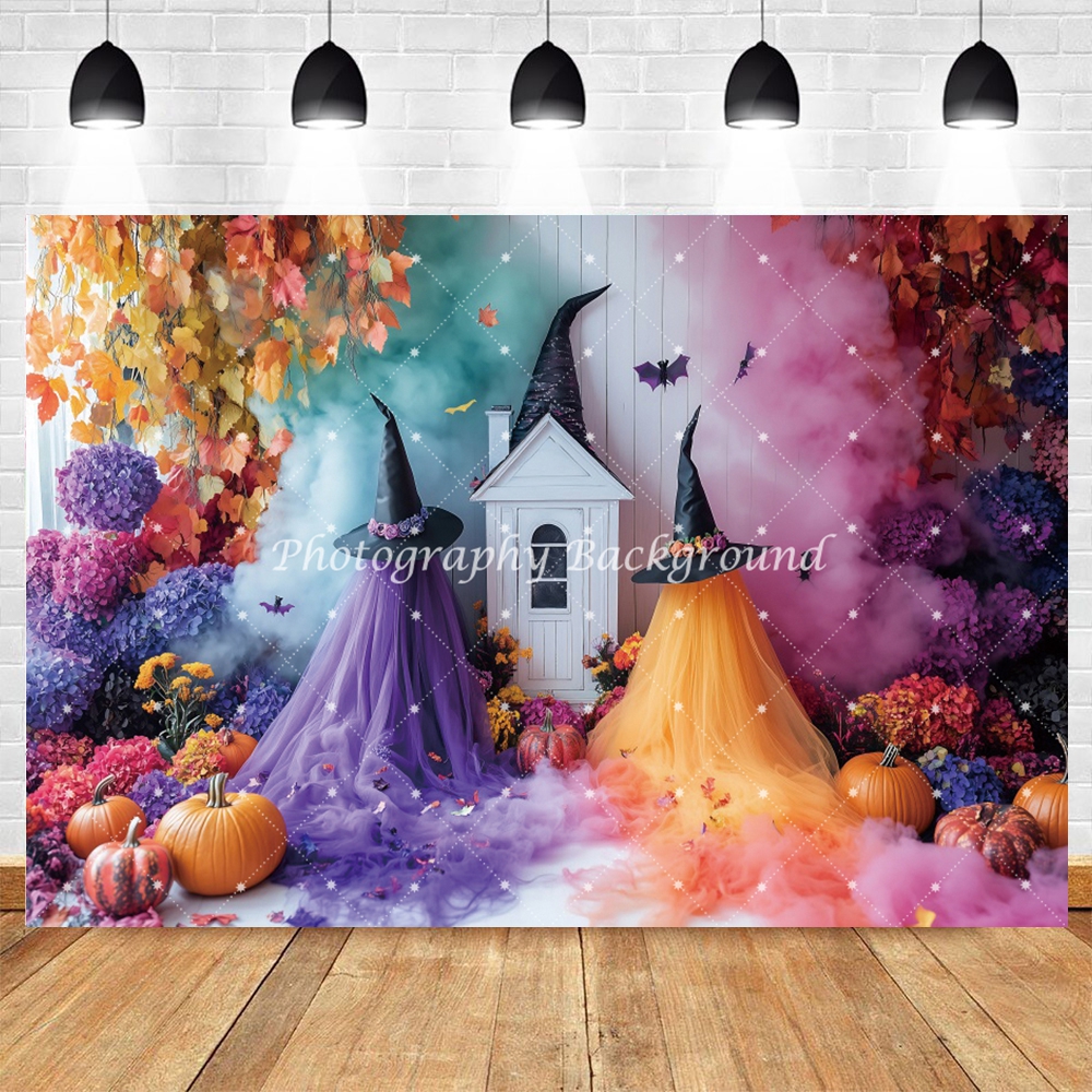 Halloween Backdrops Bat Pumpki - Photography Trick recension och pris