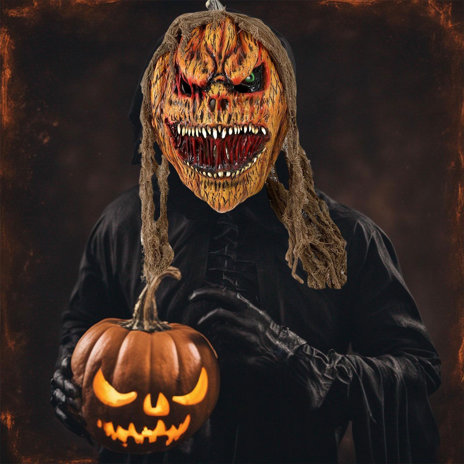 Halloween Pumpkin Face Head Ma - Photography Trick recension och pris