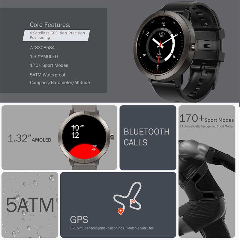 2026 GPS Smart Watch AMOLED 1. - Intervalometer Timer recension och pris