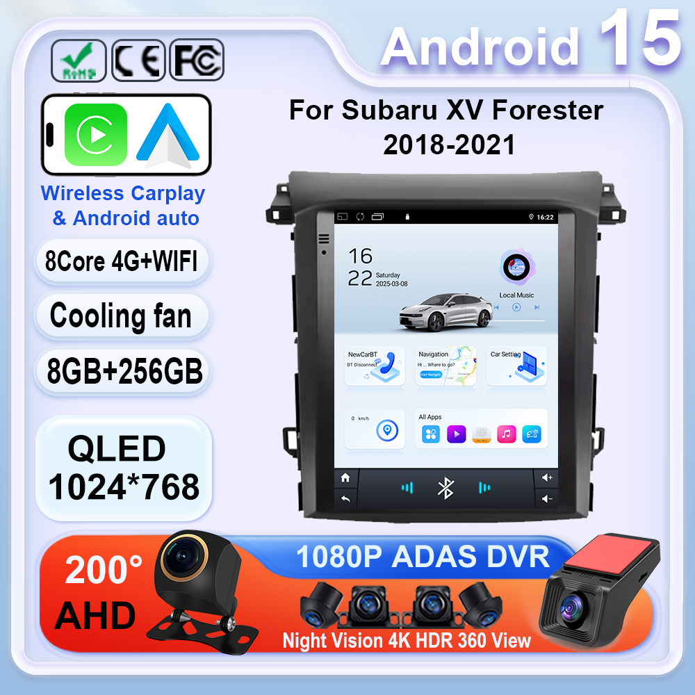 9.7 Inch QLED For Subaru XV Fo - Photography Xv recension och pris