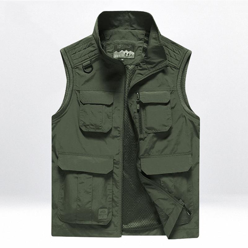 Summer Men Outdoor Cargo Vests - Photography Jacket recension och pris