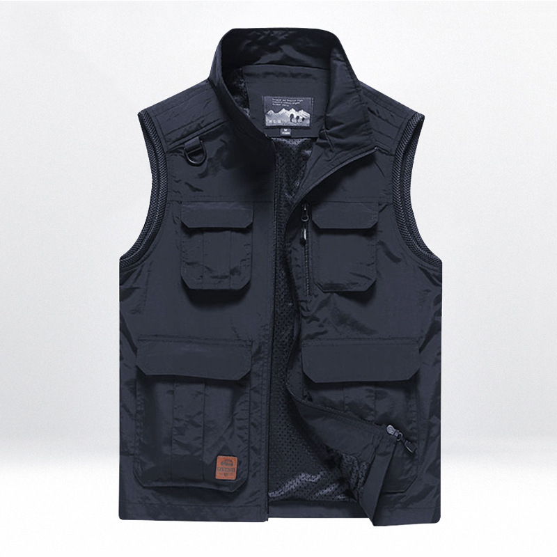 Summer Men Outdoor Cargo Vests - Photography Jacket recension och pris
