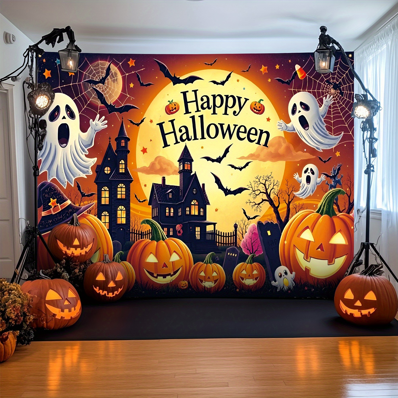 Halloween Photography Backdgro - Photography Trick recension och pris