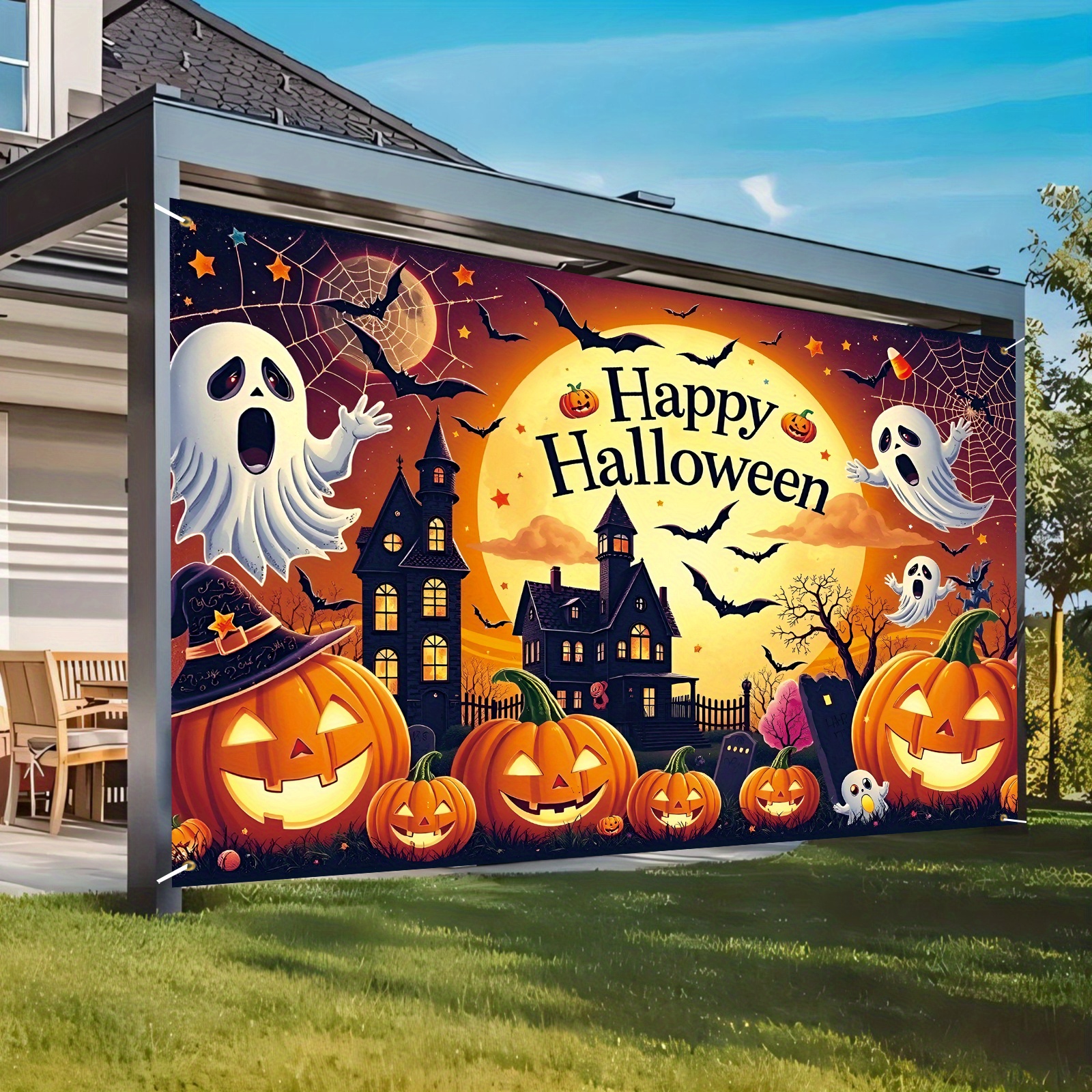 Halloween Photography Backdgro - Photography Trick recension och pris