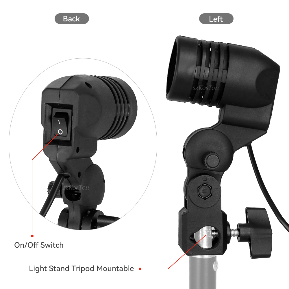 Single Head Bulb Holder E27 So - Photography Umbrella Lights recension och pris