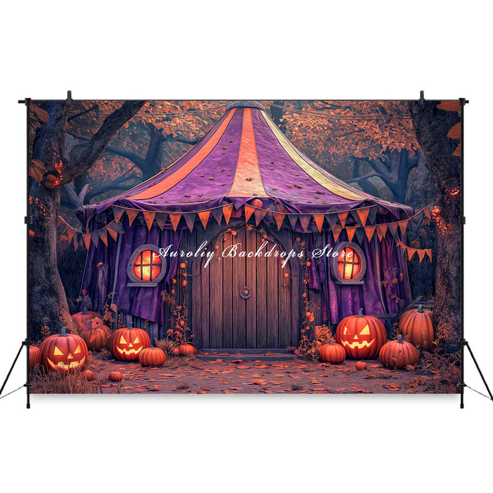 Halloween Parody Circus Backdr - Photography Trick recension och pris