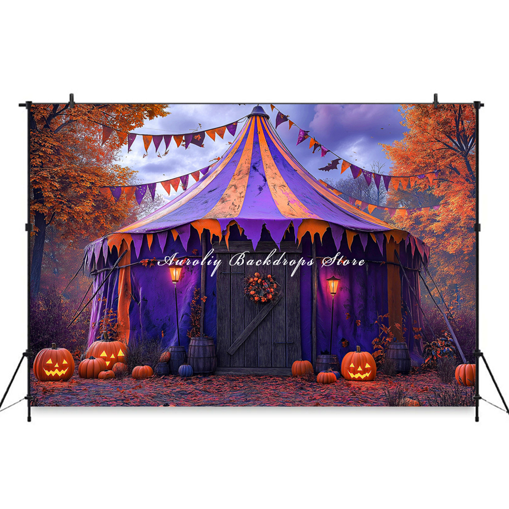 Halloween Parody Circus Backdr - Photography Trick recension och pris