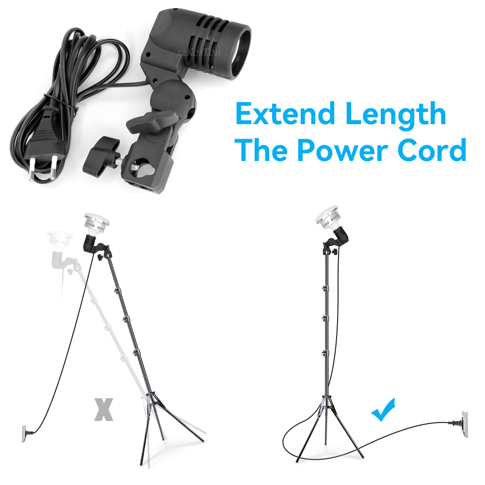 2PCS/1PC E27 Single Head Bulb  - Photography Umbrella Lights recension och pris