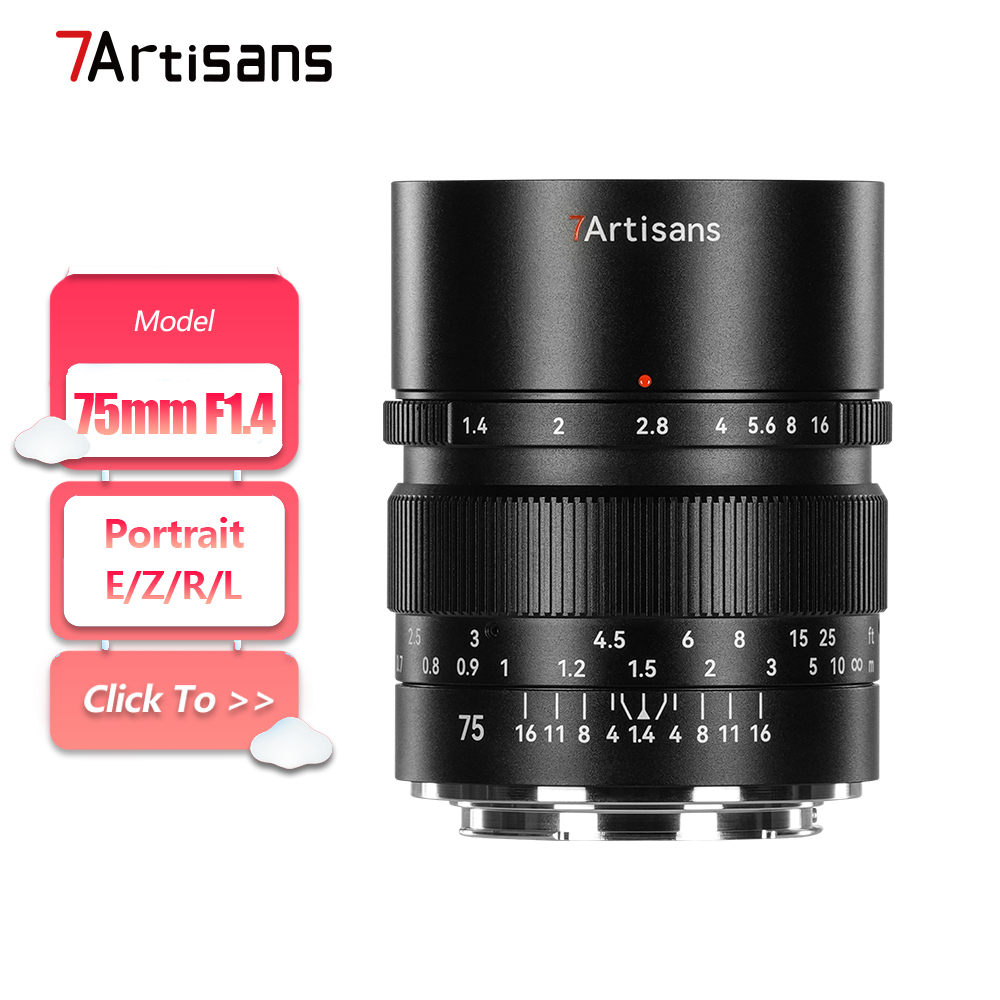 7artisans Full Frame 75mm F1.4 - Photography Trick recension och pris