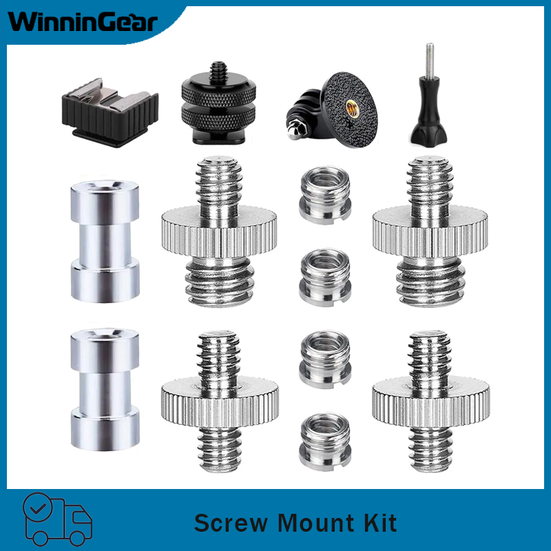 10/14pcs Camera Screw Adapter  - Hot Shoe Adapter recension och pris