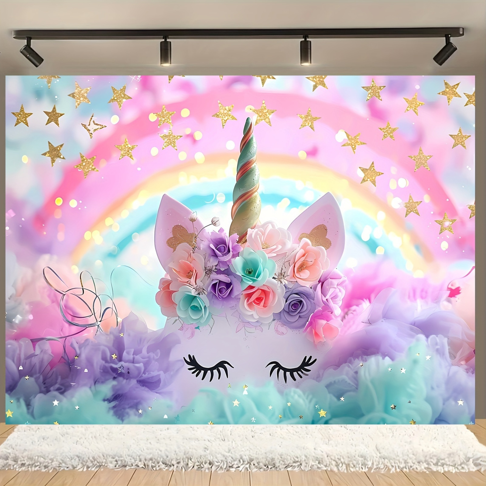 Magical Unicorn Photo Backdrop - Photography Trick recension och pris