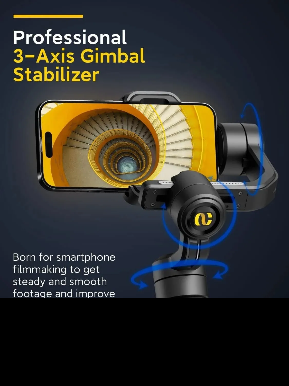AOCHUAN Smart 2S 3-Axis Handhe - Handheld Stabilizer Gimbal recension och pris