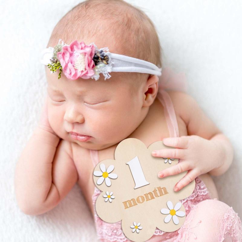 [H]Wooden Baby Monthly Milesto - Photography Cheat Sheet recension och pris