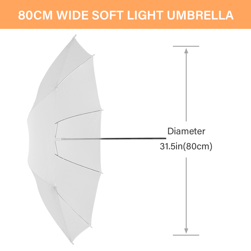 76 * 80cm X4 Transparent White - Photography Umbrella Lights recension och pris