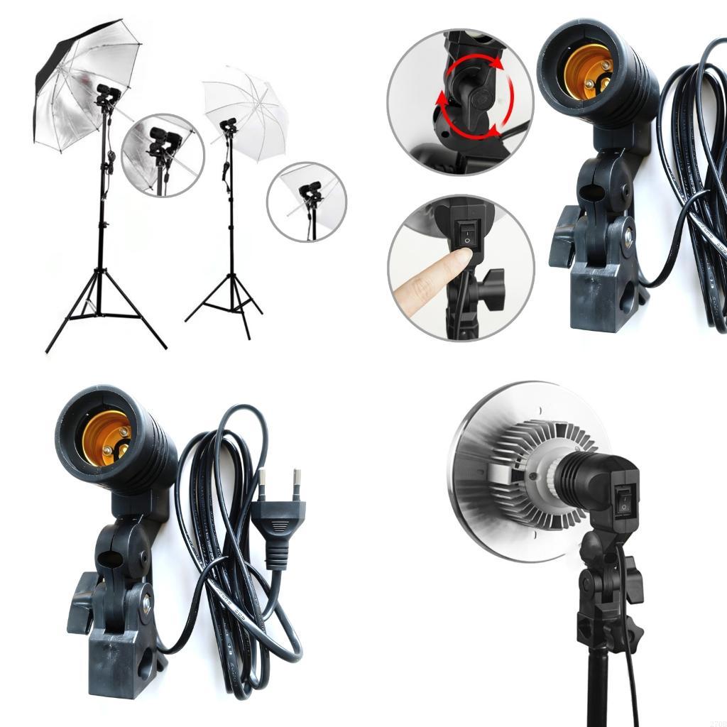  E27 Light Socket Mount with B - Photography Umbrella Light recension och pris