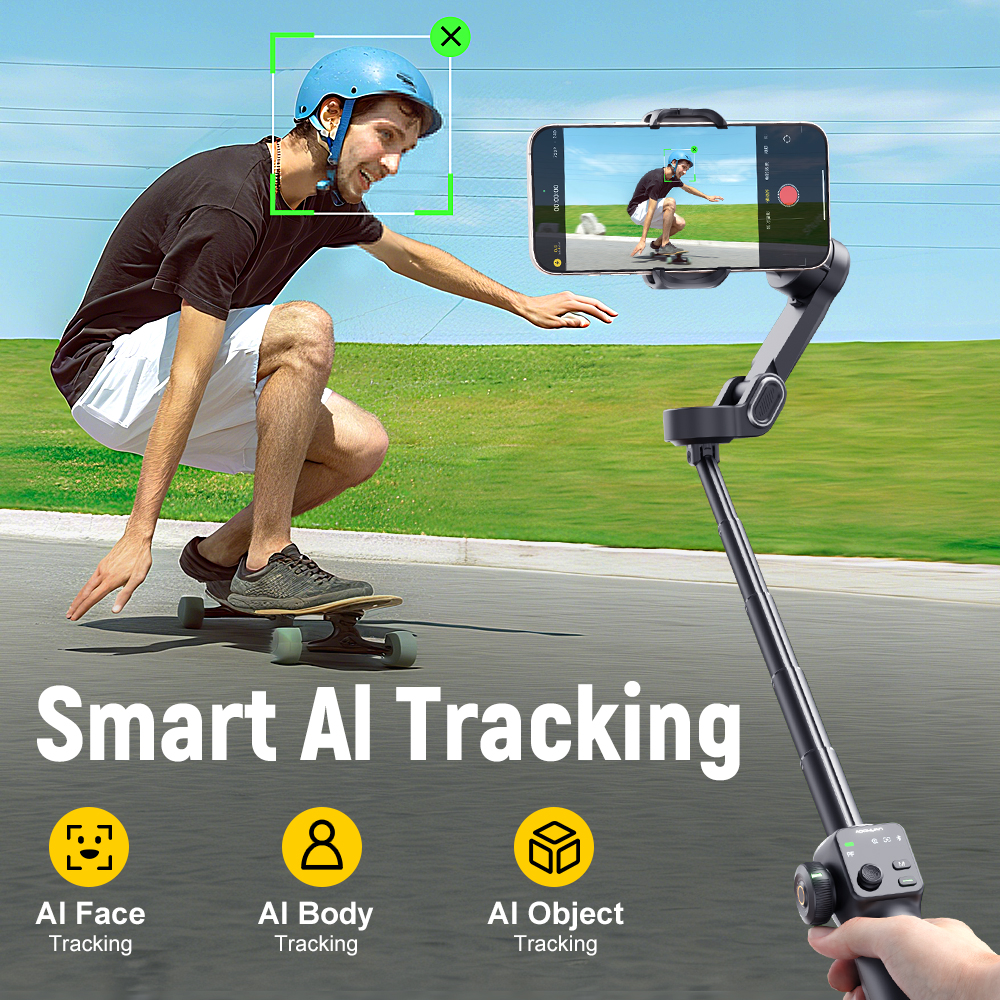 AOCHUAN Handheld Anti-shake Gi - Handheld Stabilizer Gimbal recension och pris