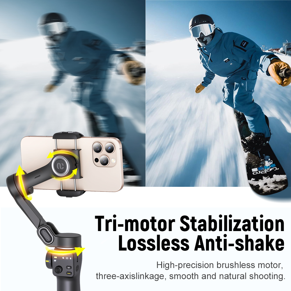 AOCHUAN Handheld Anti-shake Gi - Handheld Stabilizer Gimbal recension och pris
