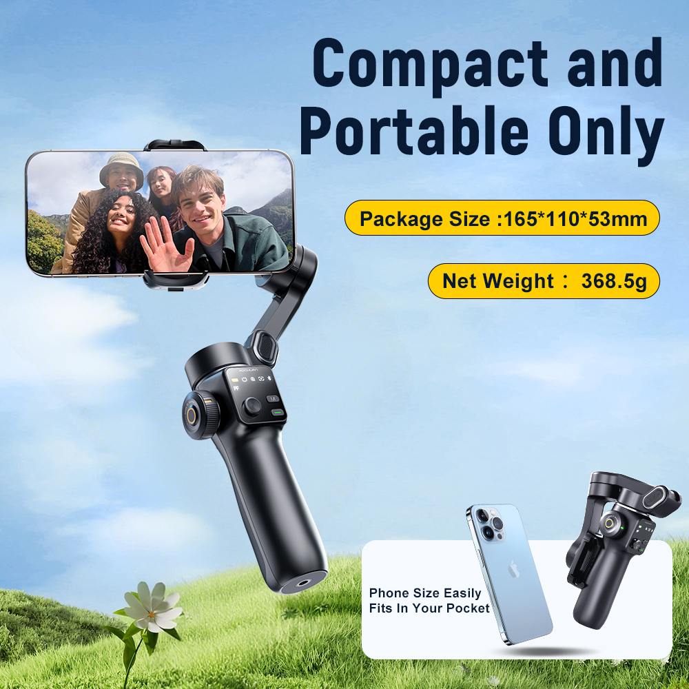 AOCHUAN Handheld Anti-shake Gi - Handheld Stabilizer Gimbal recension och pris