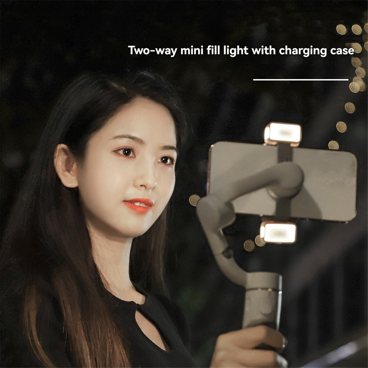 【BAAZ Fast 】Fill Light for Mob - Handheld Stabilizer Gimbal recension och pris