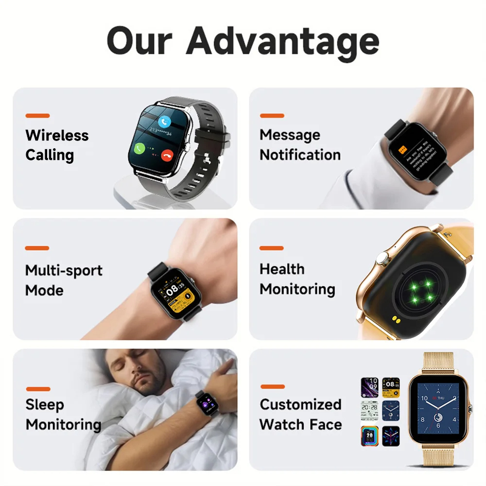 Smart Watch For Android IOS Wa - Intervalometer Timer recension och pris