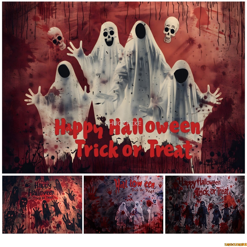 Happy Halloween Backdrop Horro - Photography Trick recension och pris