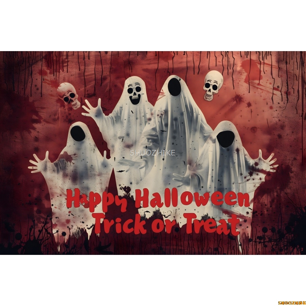 Happy Halloween Backdrop Horro - Photography Trick recension och pris